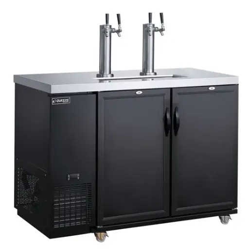 Dual Tap Kegerator Beer Dispenser