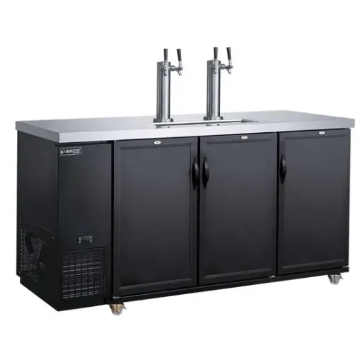 Dual Tap Kegerator Beer Dispenser