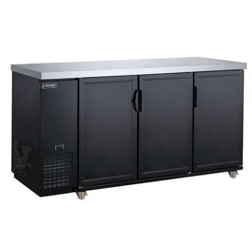 3-Door Bar and Beverage Cooler (Solid Doors)