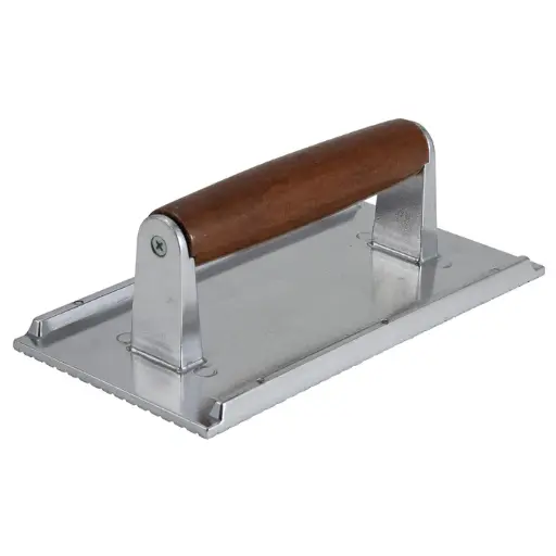 [SWA-1] 1 Lb Cast Aluminum Steak Weight - 4-1/4 x 8-1/4