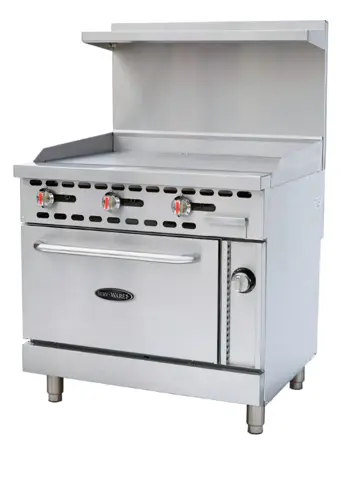 [SWGO-36] Serv-ware Floor Model Gas Griddle 