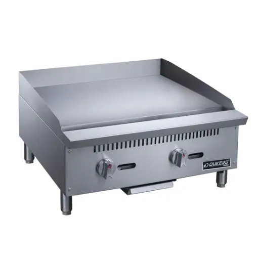 24 in. Thermostatic Griddle with 2 Burners