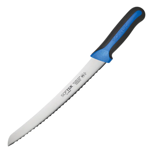 [KSTK-91] Sof-Tek 9-1/2" Bread Knife, Curved, Wavy Edge