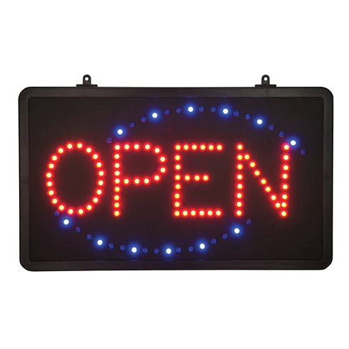  "Open" LED Sign, Rectangular