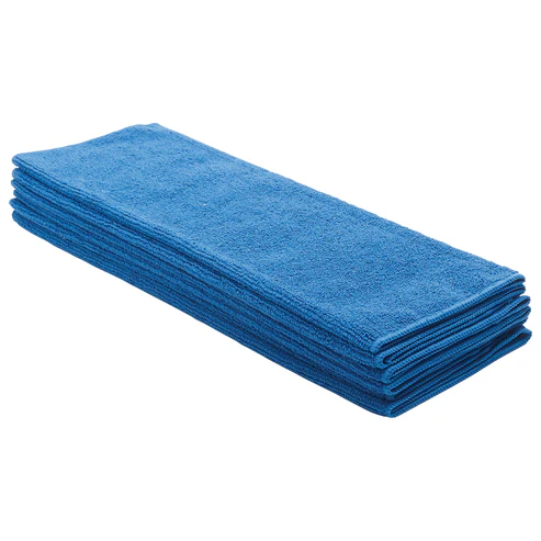 [BTM-16B]  Microfiber Towel, 16" x 16", 6pcs/pk, Blue