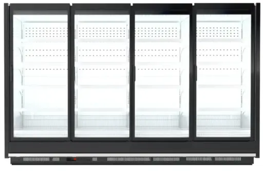 [HINGED-30-4D-SV1] Hinged Doors Display -Freezer- / 4 Doors / 30"