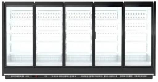 Hinged Doors Display -Freezer- / 5 Doors / 30"