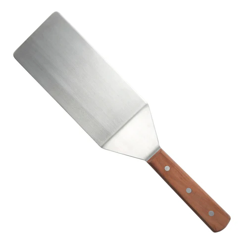 [TN48] Turner with Offset, Wooden Handle, 8" x 4" Blade