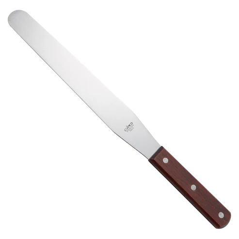 [TNS-9] Bakery Spatula, Wooden Handle - 10" x 1-3/8"