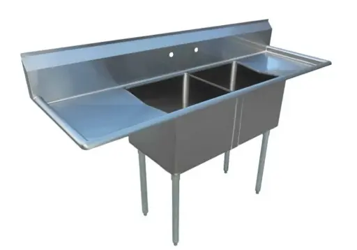 [LJ2424-2RL-SV1] Two-Compartment Sink L&J / LJ2424-2 / 1RL