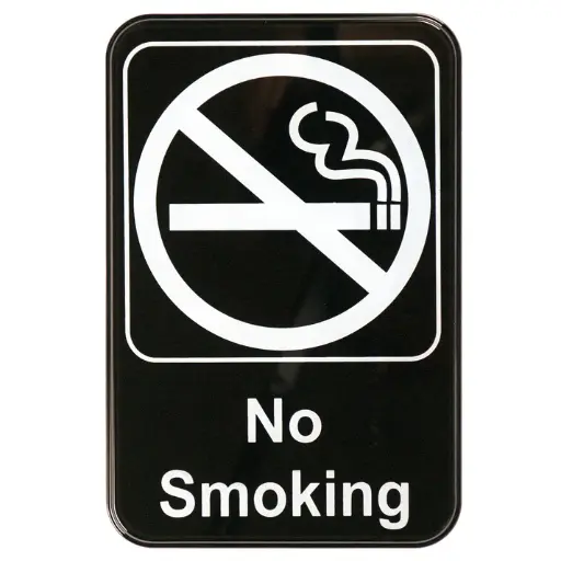 [SGN-601-SV1] Information Signs 6"x 9" / No Smoking