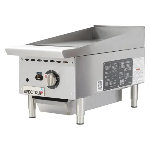 [NGGD-24T-SV1] Spectrum Natural Gas Griddle with Thermostatic Controls / 24"