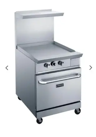 [DCR24-GM] 24" Gas Range with 24" Griddle