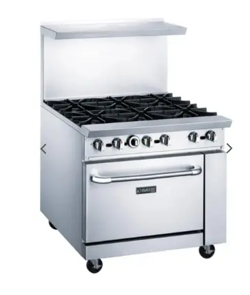 [DCR36-6B] Gas Range with Six (6) Open Burners