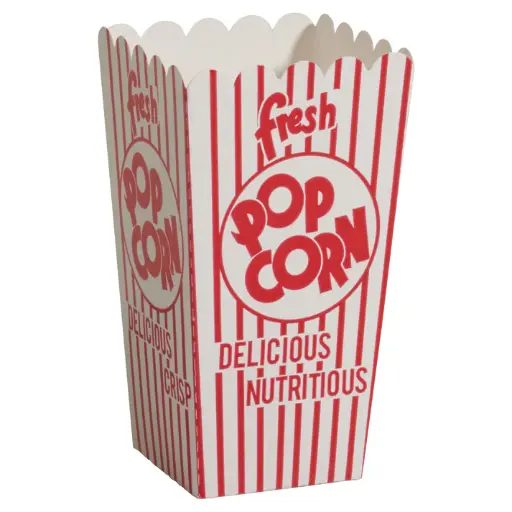[41047CS-SV1] BenchmarkUSA Popcorn Scoop Boxes 500 pieces/case / 1.25 Oz