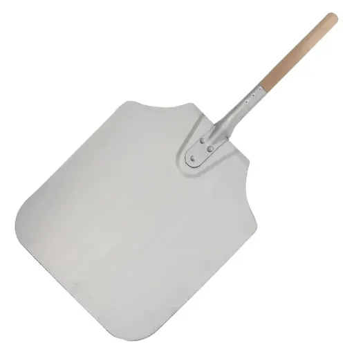 26" Long Aluminum Pizza Peel with Blade / 16" x 18 "