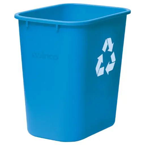 [PWR-28K-SV1] Waste Baskets - 28 Quart / black