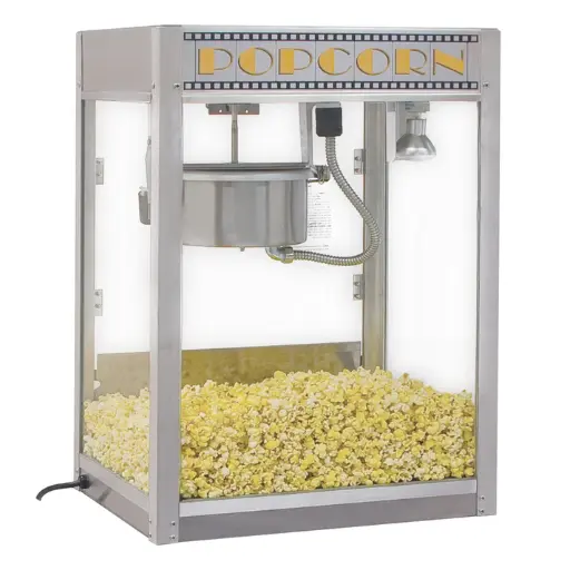 [11087] BenchmarkSilver Screen PopcornMachine- 8 ozKettle,120v