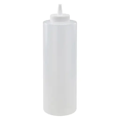 [PSB-08C-SV1] Regular Squeeze Bottles - 8 oz / Clear