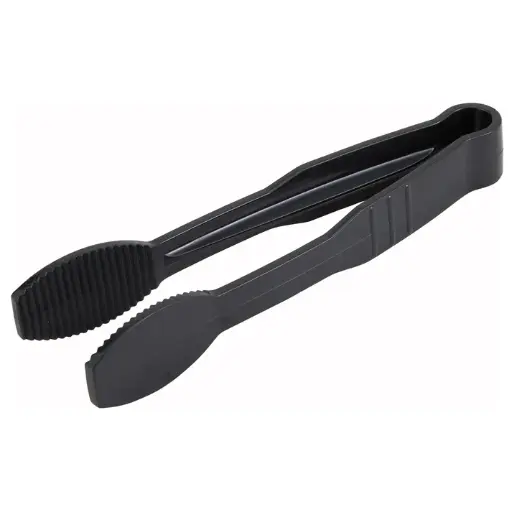 [PUTF-6K-SV1] 6" Flat Tongs, Polycarbonate / black