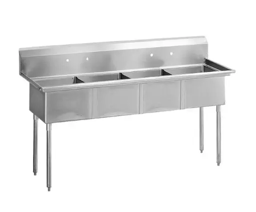 [LJ2424-4-SV1] Four-Compartment Sink L&J / LJ2424-4