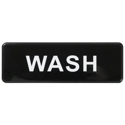 [SGN-318-SV1] Information Signs 3"x 9" / Wash