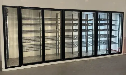 [CD-30-1D-SV1] Walk-in Cooler Glass Door and Frame Work 30" x 79" / 1 Door