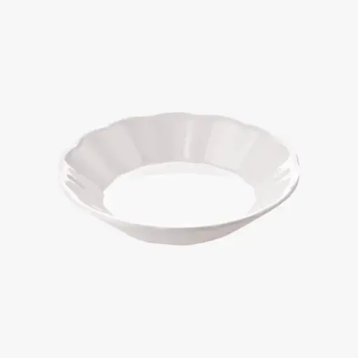 [698-W] THERMOSTAR PORCELAIN LUX TEA PLATE SIMPLE
