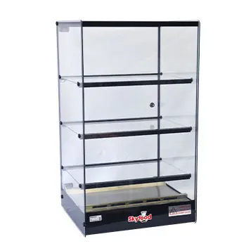 [FWDT3-9P] FOOD WARMER DISPLAY CASE - TOWER - TRIPLE SHELF 9 PANS - SKYFOOD