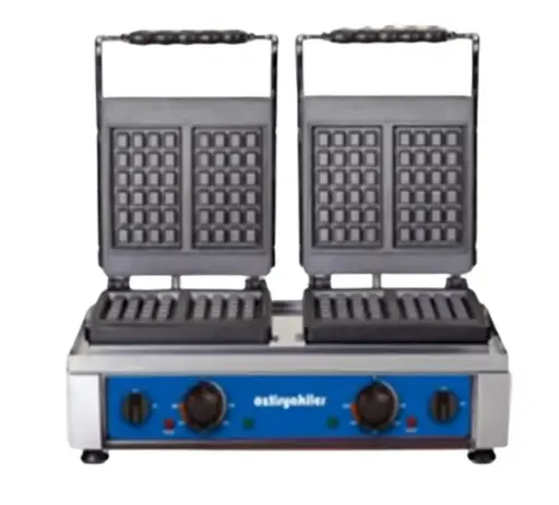 [WKM25.211] Double Square Waffle Maker