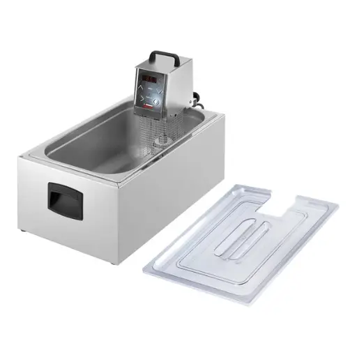 [69062000] Sirman 69062000 1/1 Gastronorm Stainless Steel Container with Lid for Sirman Softcooker Y09 