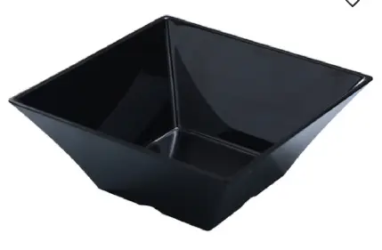[RM-4109BK] Yanco RM-4109BK 4 Quart Square Bowl  