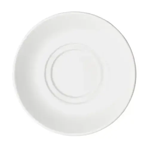 [BSC-65RE] BSC-65RE - Porcelain Rolled Edge Saucer, Porcelain - White (36 Pieces/Case) 