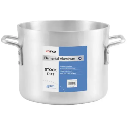 [ALST-12] ALST-12 - Elemental 4mm Aluminum Stock Pot - 12 Quart 