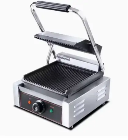 [EPS11] Electric Panini Sandwich Grill Ribbed Plate Top & Bottom