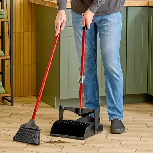 [LIBMAN-919] #919 Open Dustpan with Lobby Broom 