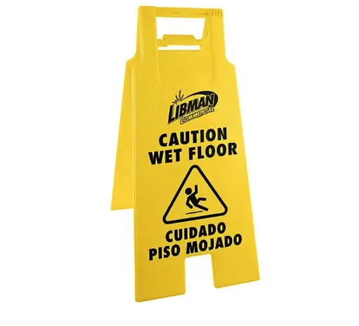 [LIBMAN-1369] Libman 1369 25" Caution Wet Floor Sign - 4/Case 