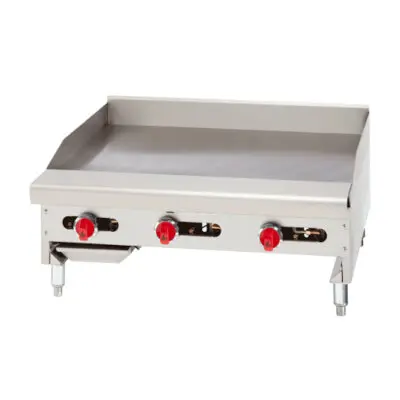 [ARMG-136] American Range ARMG-60-24 60" Countertop Manual Gas Griddle w/ 1" Thick Plate