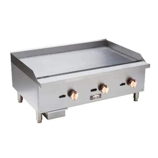 [CBMG-36] Copper Beech  36 Inch Griddle Gas with 90,000 BTU - Countertop