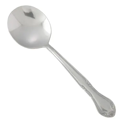 [0004-04] Elegance Bouillon Spoon, 18/0 Heavyweight-Dozen-