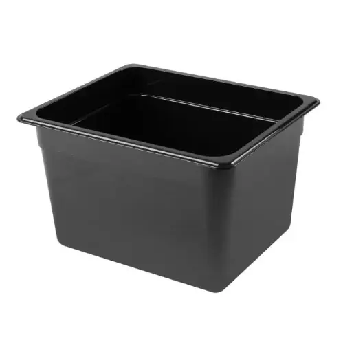 [PLPA8128BK] Thunder Group HALF SIZE 8" DEEP POLYCARBONATE FOOD PAN