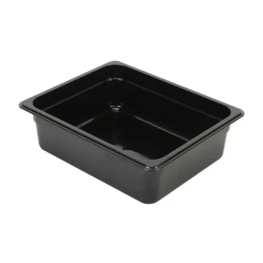 [PLPA8124BK] Thunder Group HALF SIZE 4" DEEP POLYCARBONATE FOOD PAN