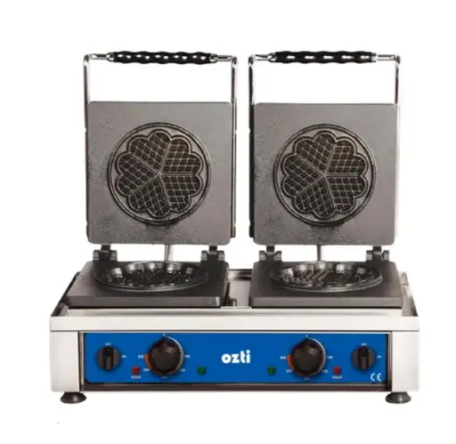 Double Flower Waffle Maker