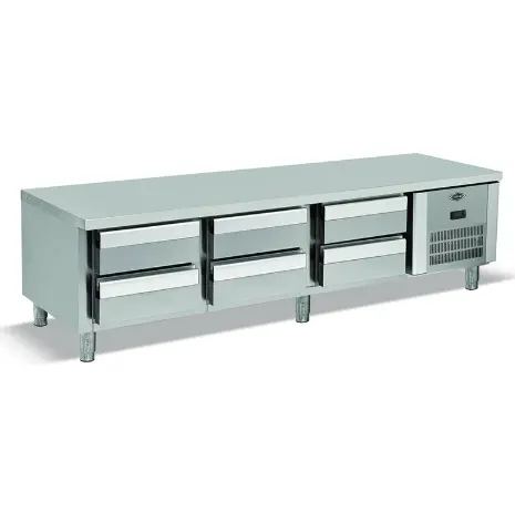 [EMP.200.70.01] Empero EMP.200.70.01-S Undercounter Refrigerator, 6 Drawers 
