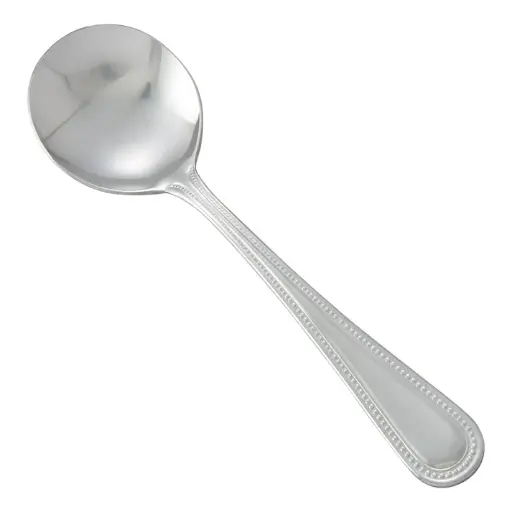 [0005-04] Dots Bouillon Spoon, 18/0 Heavyweight