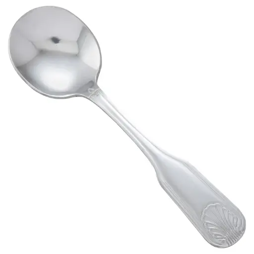 [0006-04] Toulouse Bouillon Spoon, 18/0 Extra Heavyweight